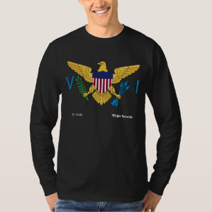 Amerikaanse Maagdeneilanden vlag St. Croix USVI Ca T-shirt