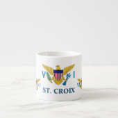 Amerikaanse Maagdeneilanden vlag St. Croix USVI Espresso Kop (Voorkant)