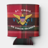Amerikaanse Maagdeneilanden vlag St. Croix USVI Ma Blikjeskoeler (Achterkant)