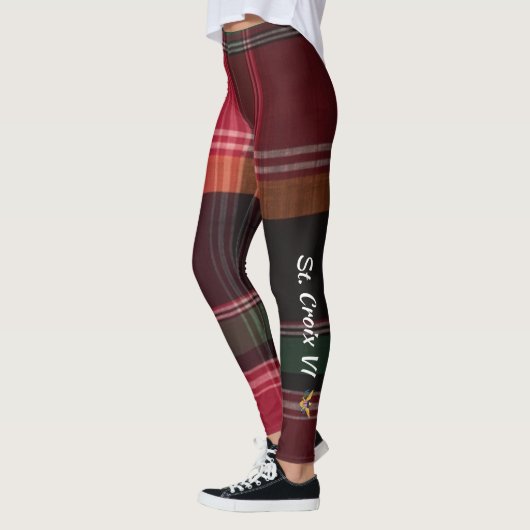 Amerikaanse Maagdeneilanden vlag St. Croix USVI Ma Leggings (Links)