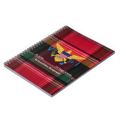 Amerikaanse Maagdeneilanden vlag St. Croix USVI Ma Notitieboek (Linkerzijde)