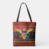 Amerikaanse Maagdeneilanden vlag St. Croix USVI Ma Tote Bag (Achterkant)