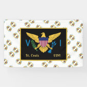 Amerikaanse Maagdeneilanden vlag St. Croix USVI Spandoek (Horizontaal)