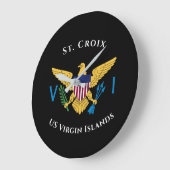 Amerikaanse Maagdeneilanden Vlag St. Croix USVI Tr Grote Klok (Hoek)