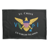 Amerikaanse Maagdeneilanden vlag St. Croix USVI tr Kussensloop (Voorkant)