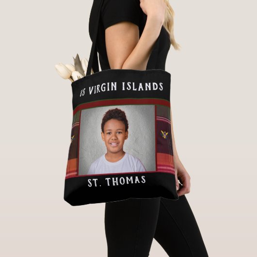 Amerikaanse Maagdeneilanden Vlag St. Thomas Foto M Tote Bag (Dichtbij)