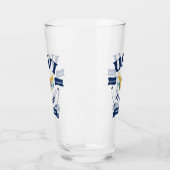 Amerikaanse Maagdeneilanden Vlag St. Thomas USVI C Glas (Links)