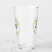 Amerikaanse Maagdeneilanden Vlag St. Thomas USVI C Glas (Rechts)