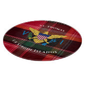 Amerikaanse Maagdeneilanden vlag St. Thomas USVI M Snijplank (Hoek)