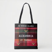 Amerikaanse Maagdeneilanden vlag St. Thomas USVI M Tote Bag (Voorkant)