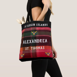 Amerikaanse Maagdeneilanden vlag St. Thomas USVI M Tote Bag