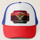 Amerikaanse Maagdeneilanden vlag St. Thomas USVI M Trucker Pet (Voorkant)