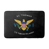 Amerikaanse Maagdeneilanden vlag St. Thomas USVI t Badmat (Voorkant)