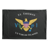 Amerikaanse Maagdeneilanden vlag St. Thomas USVI t Kussensloop (Achterkant)