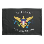 Amerikaanse Maagdeneilanden vlag St. Thomas USVI t Kussensloop (Voorkant)
