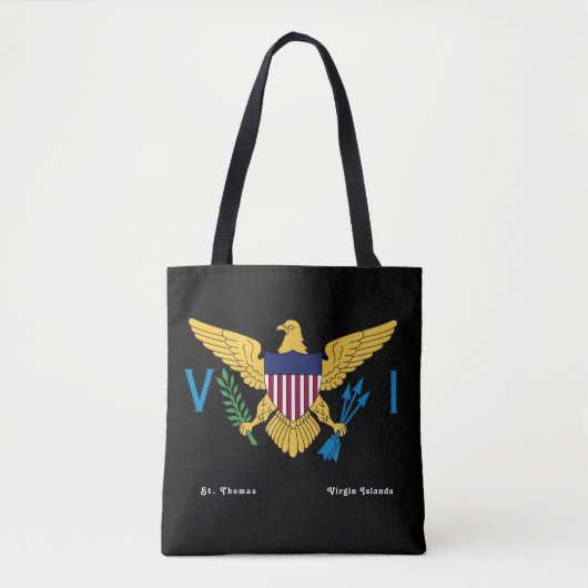 Amerikaanse Maagdeneilanden vlag St. Thomas USVI t Tote Bag (Voorkant)
