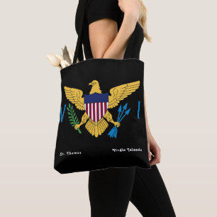 Amerikaanse Maagdeneilanden vlag St. Thomas USVI t Tote Bag