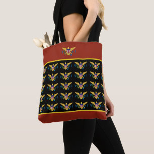 Amerikaanse Maagdeneilanden vlag USVI Caraïbisch t Tote Bag