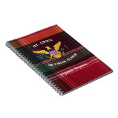 Amerikaanse Maagdeneilanden vlag USVI St. Croix Ma Notitieboek (Rechterzijde)