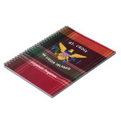 Amerikaanse Maagdeneilanden vlag USVI St. Croix Ma Notitieboek (Linkerzijde)