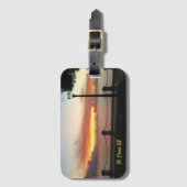 Amerikaanse Maagdeneilanden - Zonnetropisch Caribi Bagagelabel (Voorkant (verticaal))