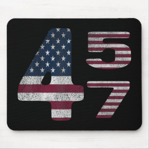 Amerikaanse maakte Trump Merchandise Flag Trump 45 Muismat