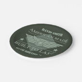 Amerikaanse Made 65th Birthday Papieren Bordje (Gekanteld)