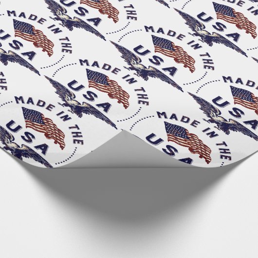  Amerikaanse Made in de Verenigde Staten Cadeaupapier (Hoek)