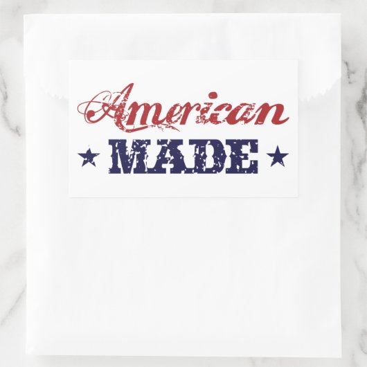 Amerikaanse made - Patriottische Stickers (Tas)