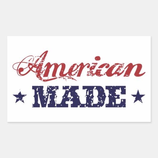 Amerikaanse made - Patriottische Stickers (Voorkant)