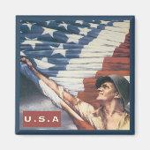 Amerikaanse magneet (Voorkant)