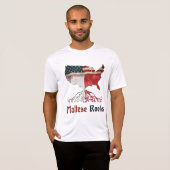 Amerikaanse Maltese wortels T-shirt (Voorkant volledig)