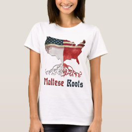 Amerikaanse Maltese wortels T-shirt
