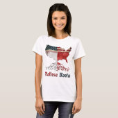 Amerikaanse Maltese wortels T-shirt (Voorkant volledig)