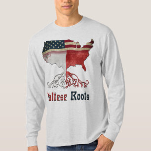 Amerikaanse Maltese wortels T-shirt