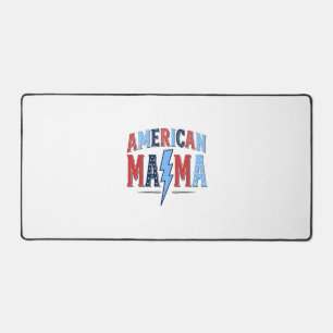 Amerikaanse Mama Patriottisch Vintage Gravure Shir Bureaumat