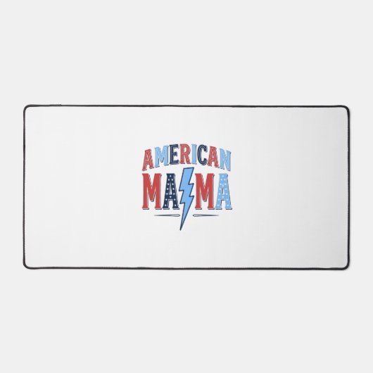 Amerikaanse Mama Patriottisch Vintage Gravure Shir Bureaumat (Voorkant)
