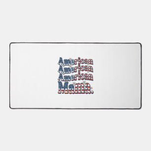 Amerikaanse Mama Patriottisch Vintage Gravure Shir Bureaumat