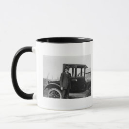 Amerikaanse Man Echte Foto Koffiemok Mok