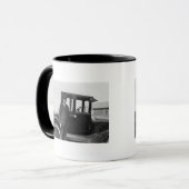 Amerikaanse Man Echte Foto Koffiemok Mok (Voorkant links)