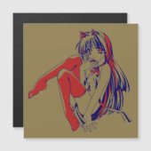 Amerikaanse Manga Neko Catgirl Kawaii Anime (Voorkant / Achterkant)