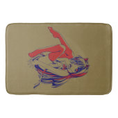 Amerikaanse Manga Neko Catgirl Kawaii Anime Badmat (Voorkant)