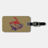 Amerikaanse Manga Neko Catgirl Kawaii Anime Bagagelabel (Voorkant horizontaal)