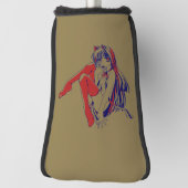 Amerikaanse Manga Neko Catgirl Kawaii Anime Golfheadcover (Draai 90)