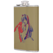 Amerikaanse Manga Neko Catgirl Kawaii Anime Heupfles (Links)