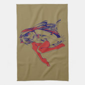 Amerikaanse Manga Neko Catgirl Kawaii Anime Theedoek (Verticaal)