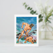 Amerikaanse mannelijkheid (dec. 1952) briefkaart (Staand voorkant)