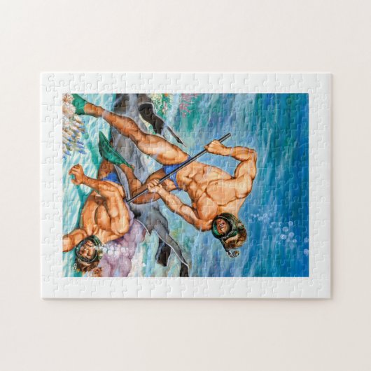 Amerikaanse mannelijkheid (dec. 1952) legpuzzel (Horizontaal)