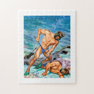 Amerikaanse mannelijkheid (dec. 1952) legpuzzel