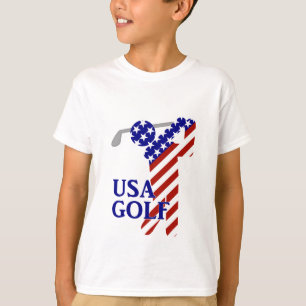 Amerikaanse Mannen Golf - Male Golfer T-shirt